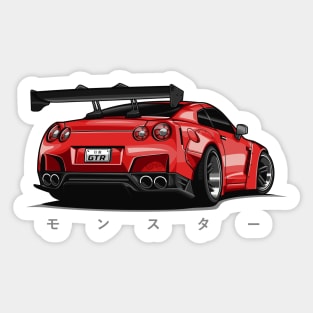 GTR R35 Body Kit (Red) Sticker